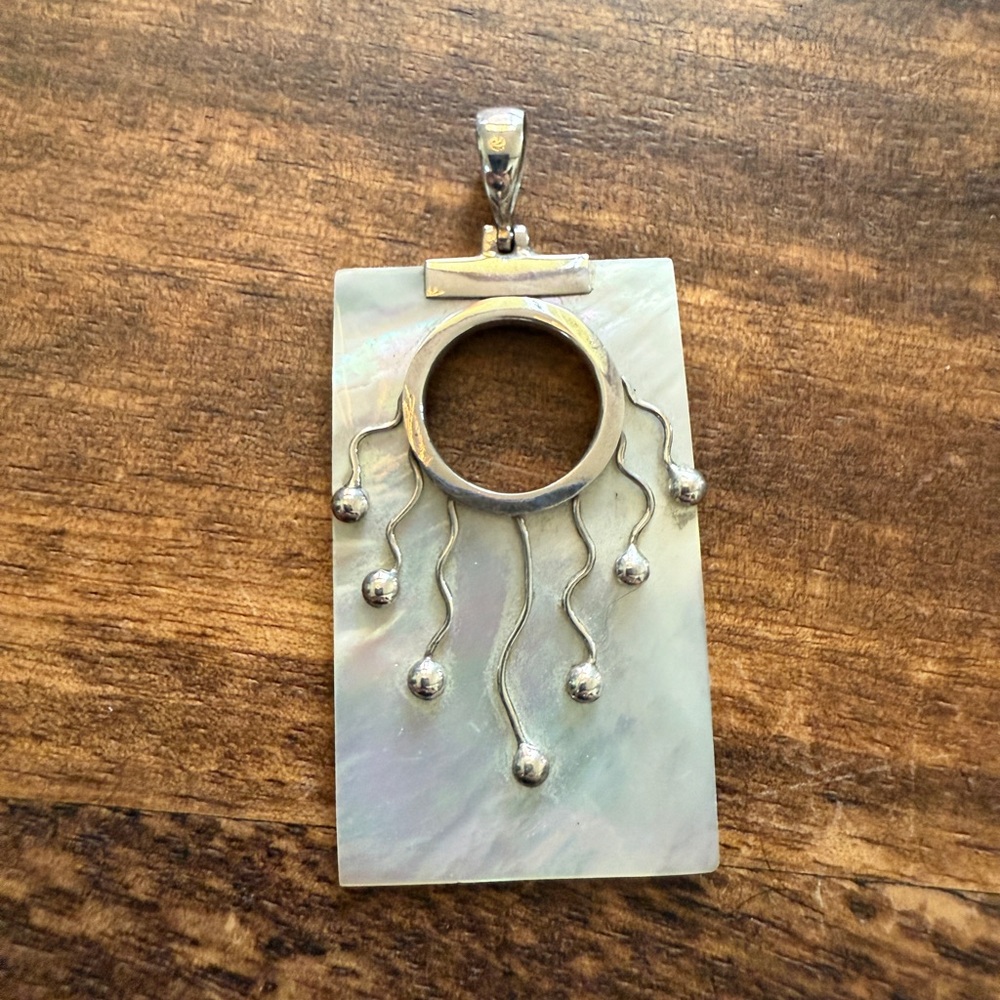 Silver and Mother of Pearl Pendant
